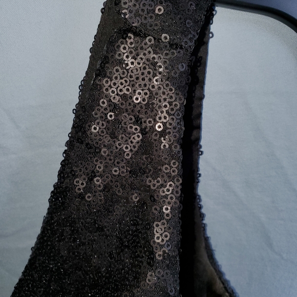 Bari Jay Black Gown Size 12 - Picture 10 of 11